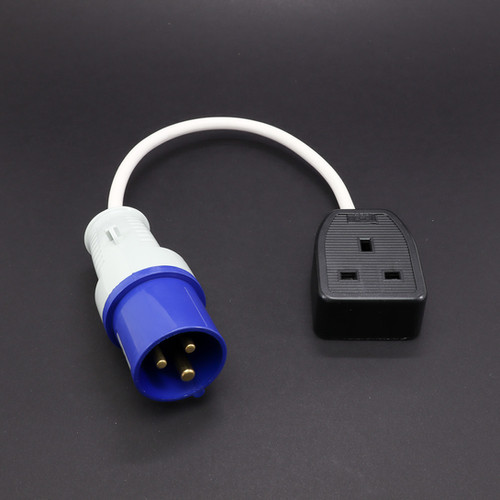 Caravan Electric Hook Up Mains UK PLUG Adaptor Converter, Camping generator Caravan Electric Hook Up Mains UK PLUG Adaptor Converter, Camping generator