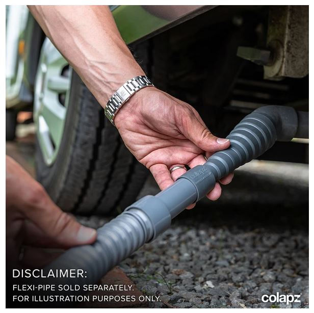 Thumbnail: Colapz Waste Pipe Outlet Grey Water Adapter for Caravan Motorhome Camper Elddis