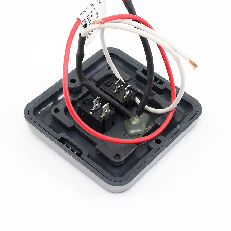 Thumbnail: C-Line 12v On Off Switch w/ Water Pump Switch Metal Grey Frame for Campers