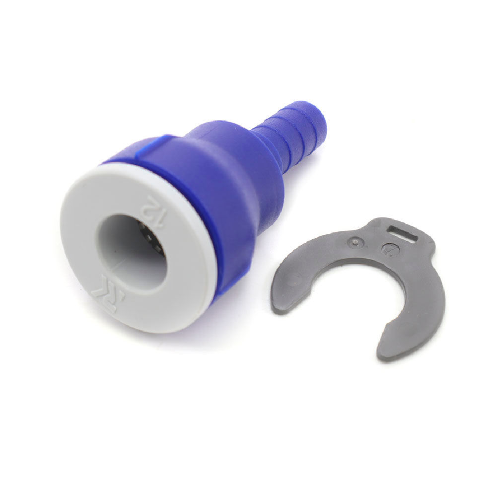 Reich 12mm Stem Quick-fit Push-fit to 10mm Barb Flexible Pipe Adapter