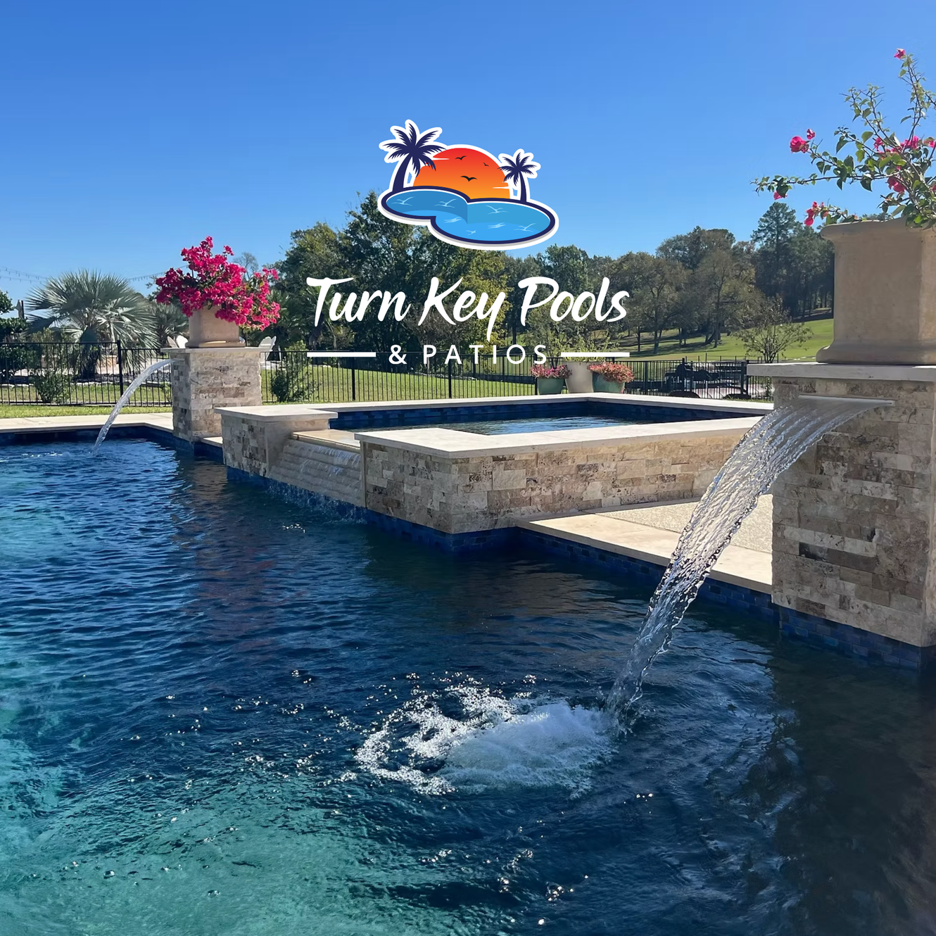 Turn Key Pools & Patios logo