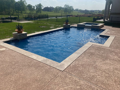 Custom Geometric Pool 