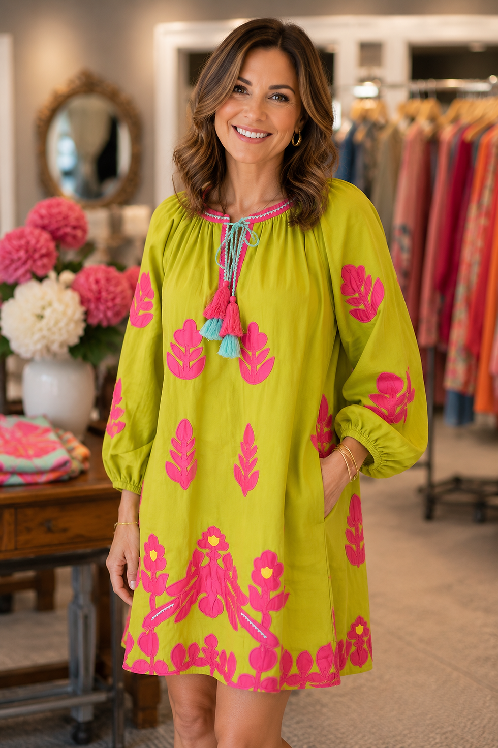Pop of color dresses for summer