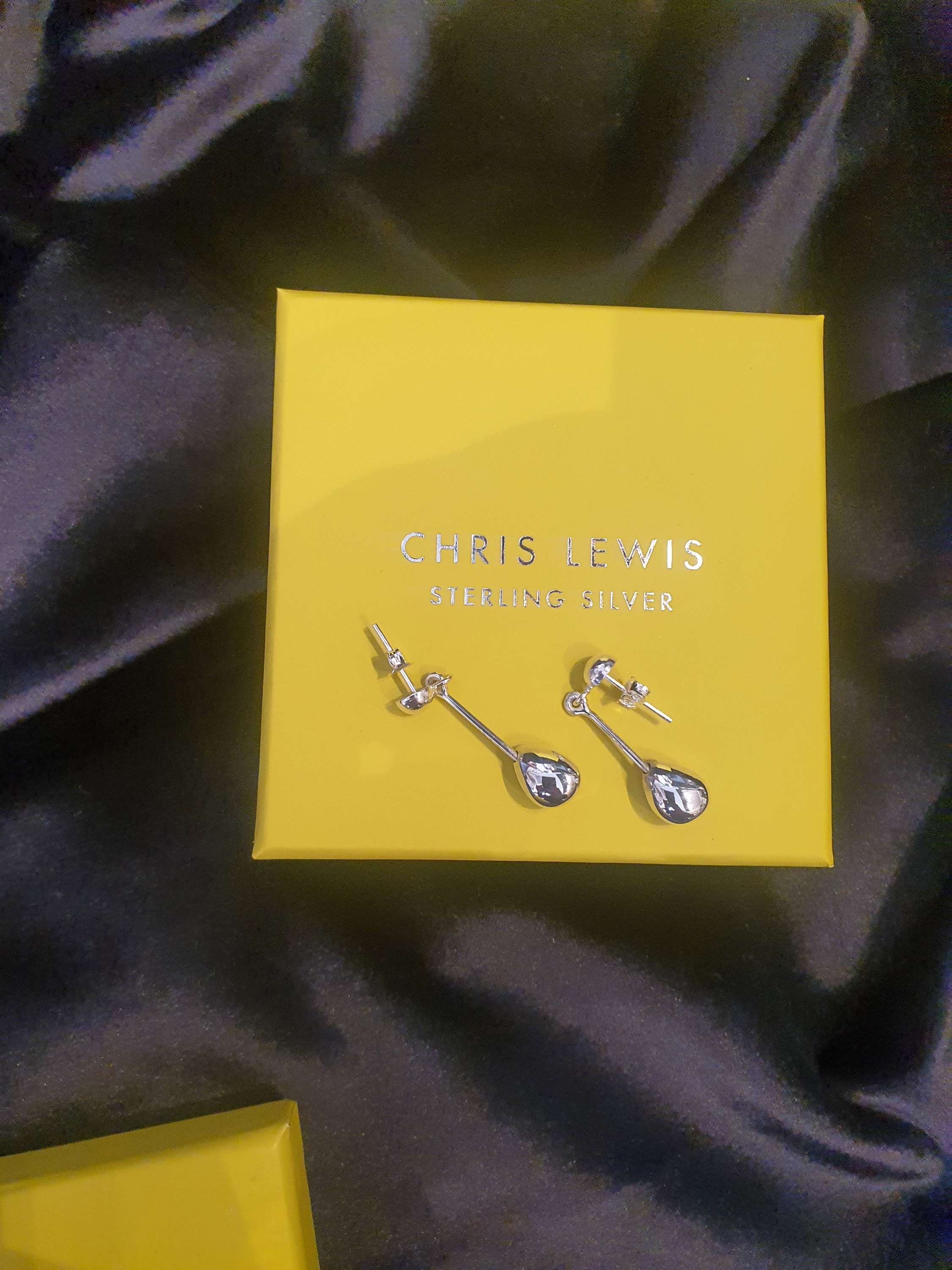 Galaxy Silver Stones Drop Earrings