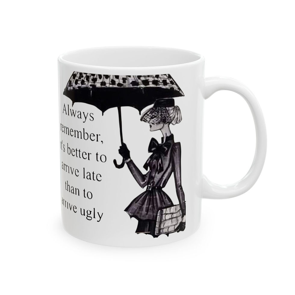 Better Late than Ugly mug