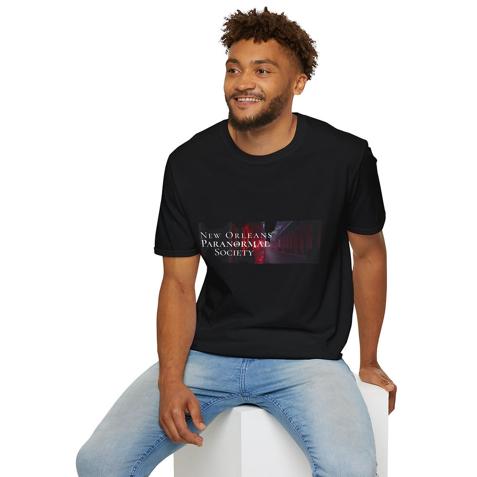 Thumbnail: New Orleans Paranormal logo tee