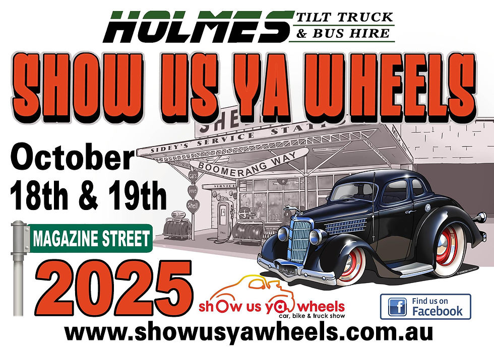 Show Us Ya Wheels Poster 2025