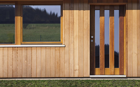 Entrance of Wooden House