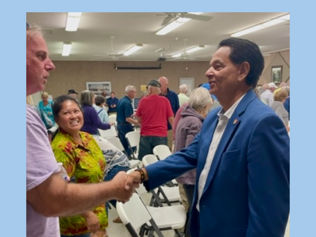 Graham and Terashima Meet & Greet in Sunset Beach Draws a Crowd!