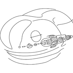 An illustration of a catheter navigating through blood vessels during endovascular treatment