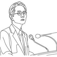 山本宣治が本会議場で治安維持法改悪に反対演説を決意する場面