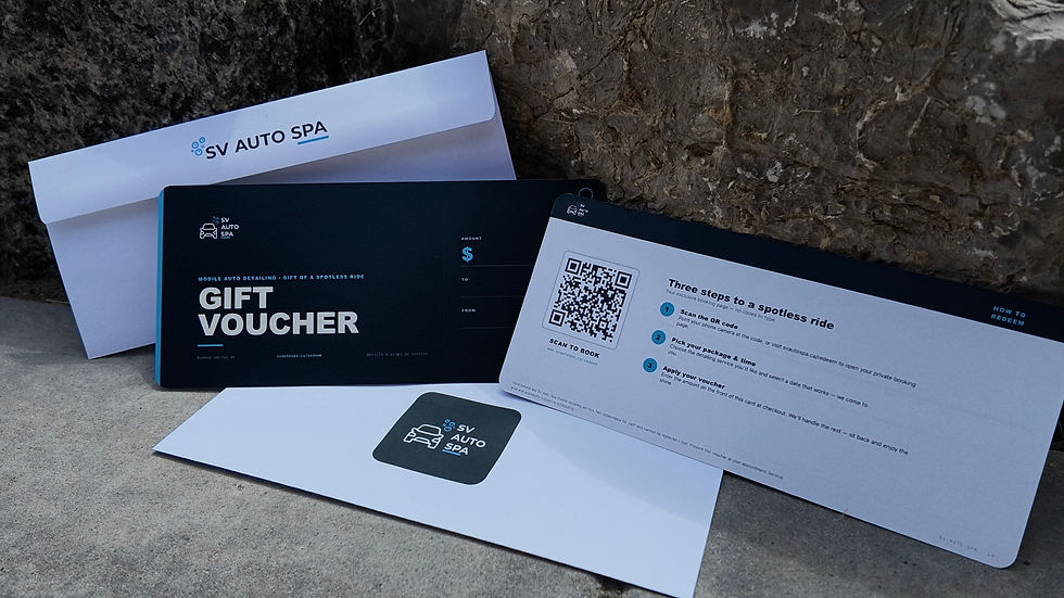 Thumbnail: SV Auto Spa Gift Certificate
