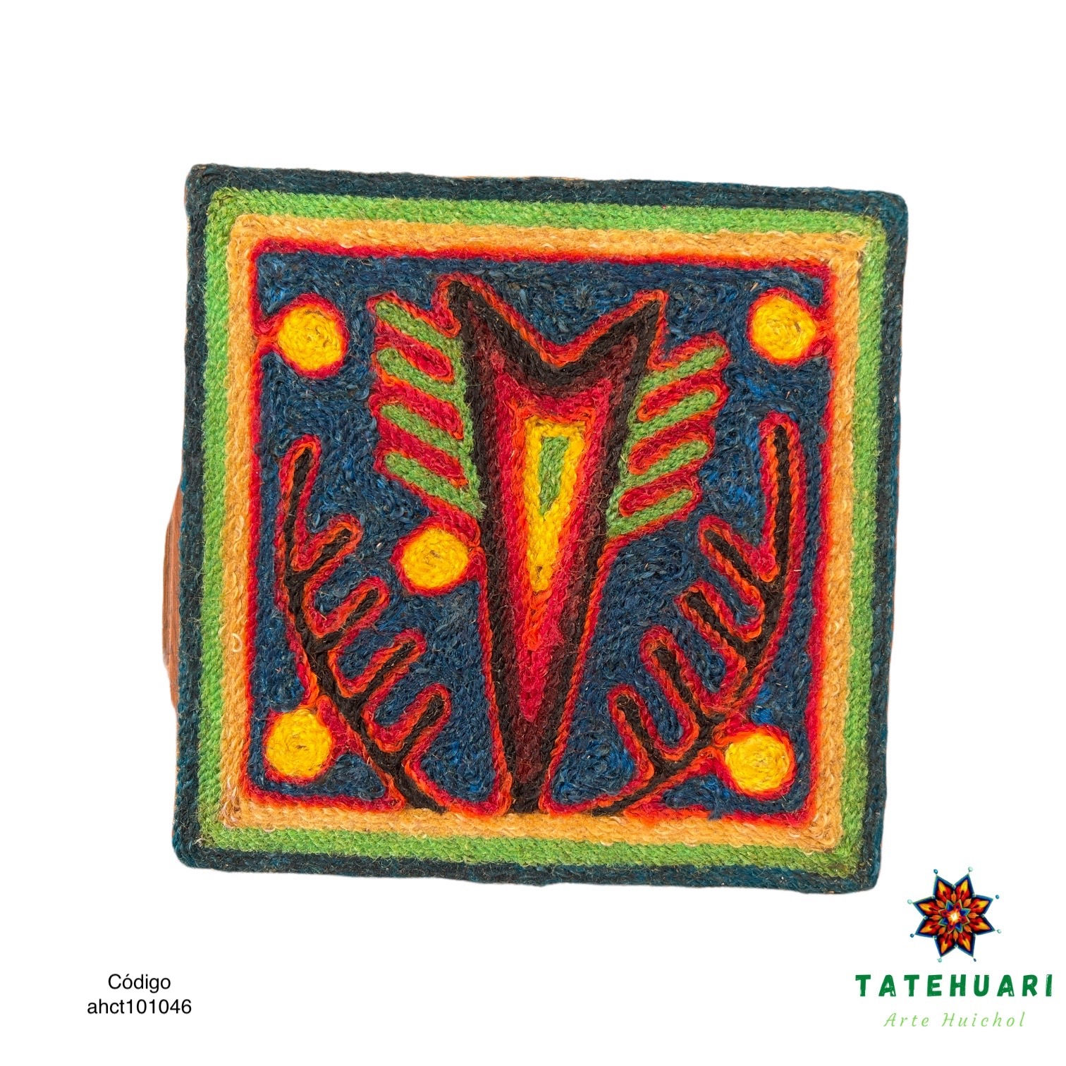 TABLA ESTAMBRE 10 x 10 - Arte huichol