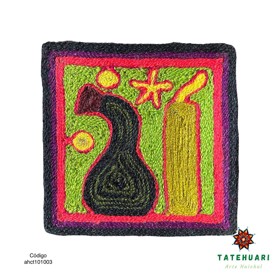 TABLA ESTAMBRE 10 x 10 - Arte huichol
