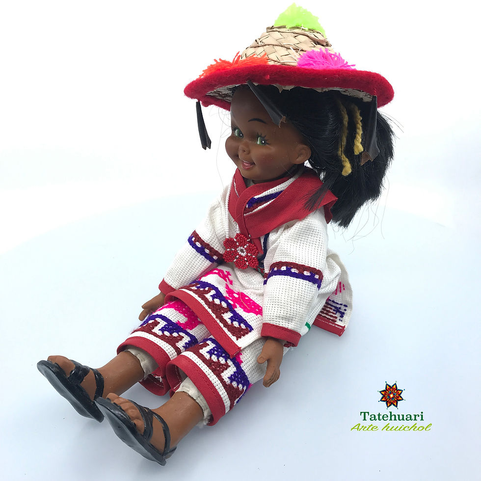 Miniatura: Muñecos Huicholes - Arte huichol
