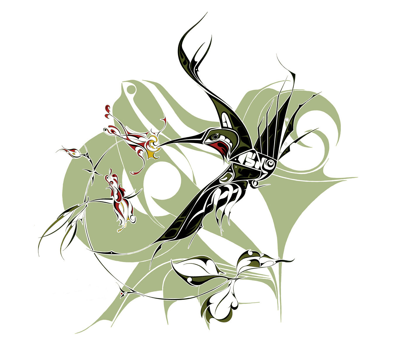 ruby-throated hummingbird