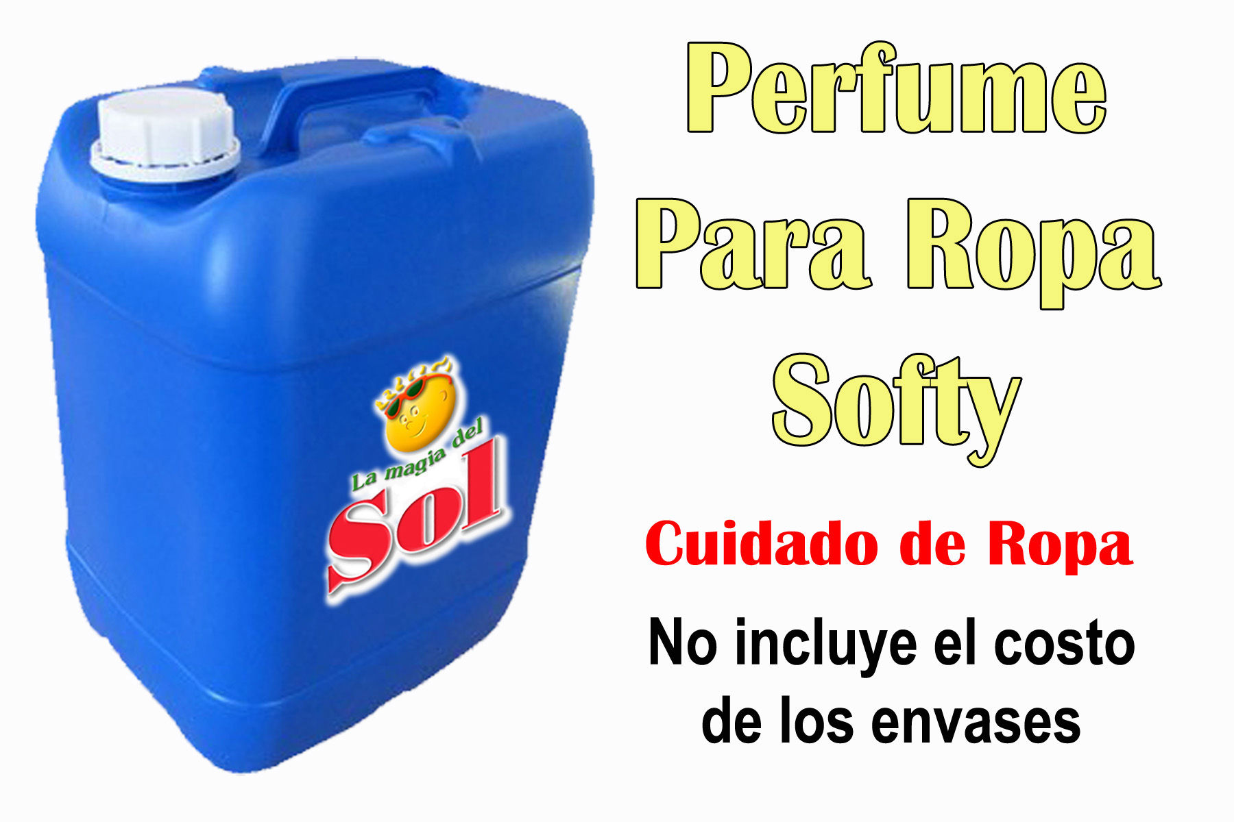 Perfume p/Ropa Softy X 20 Litros