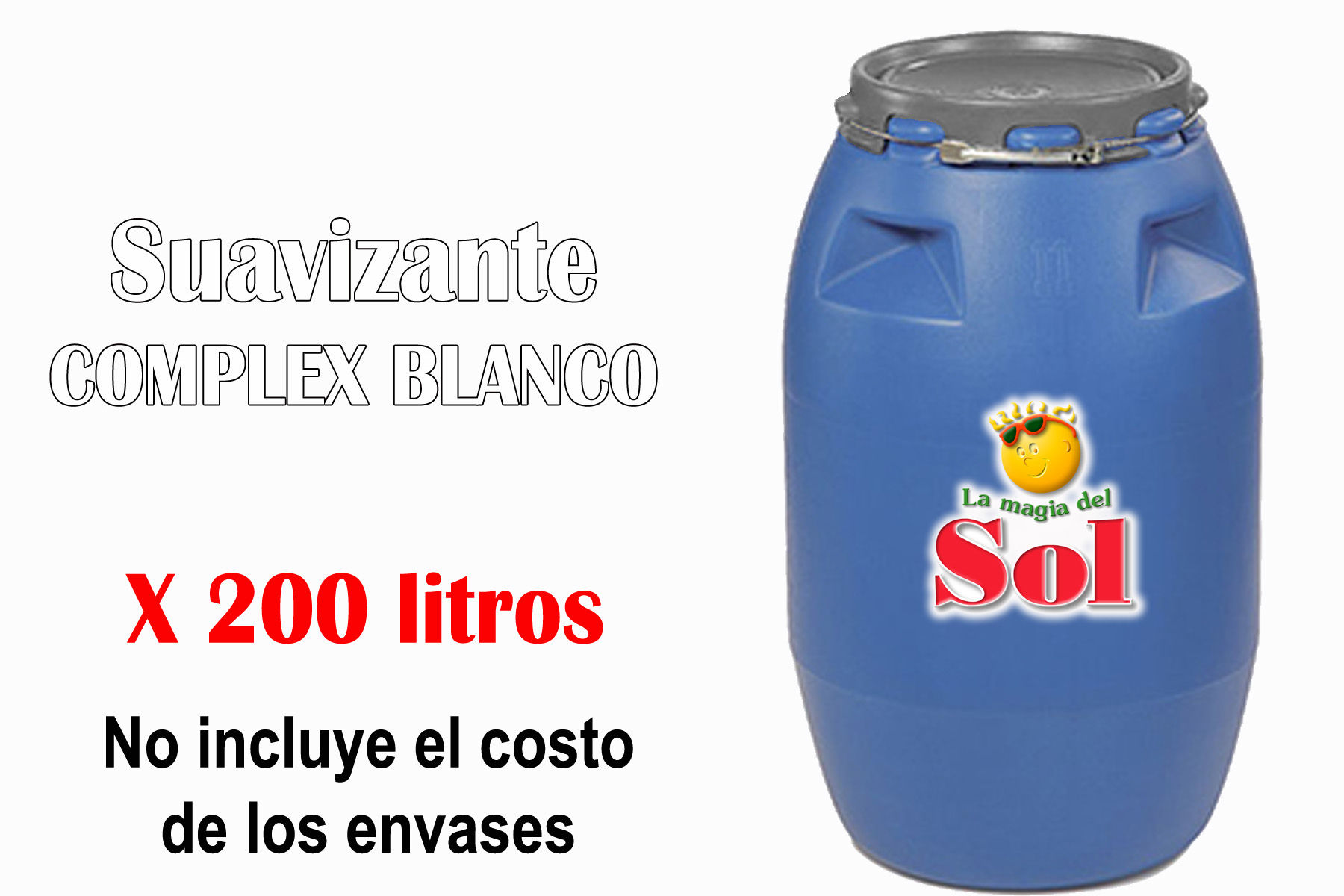 Suavizante Complex Blanco X 200 Litros