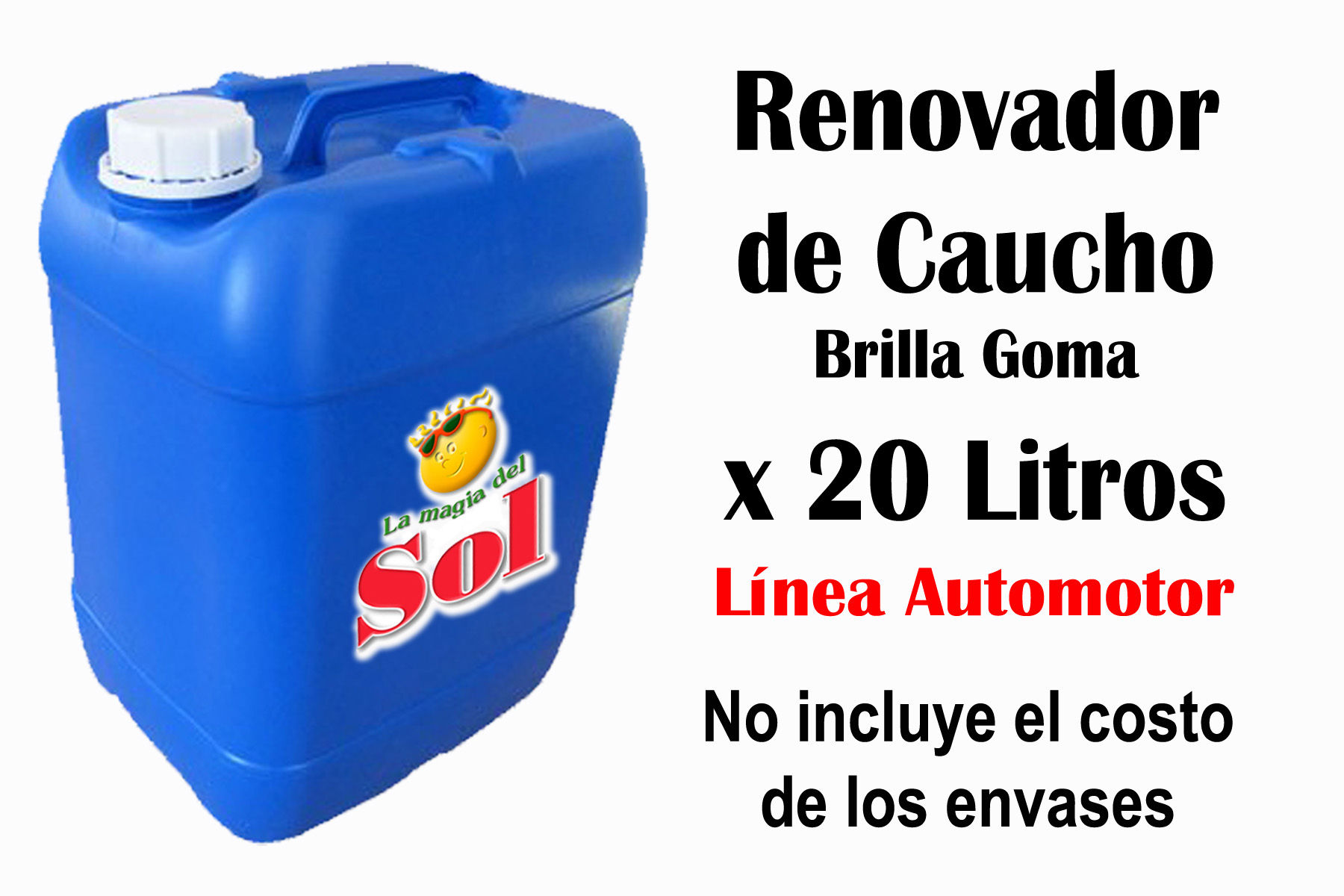 Renovador de Caucho X 20 Litros
