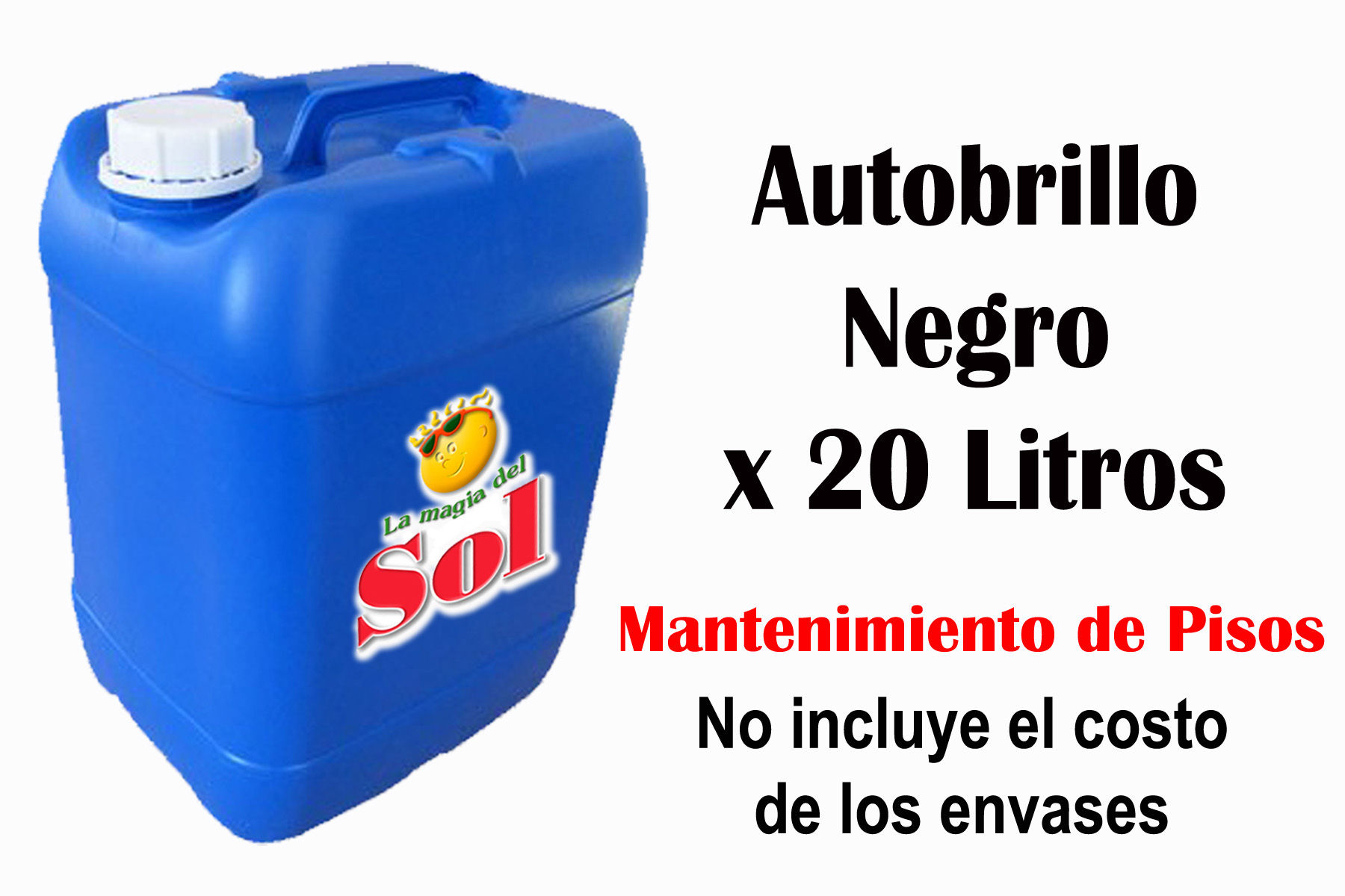 Autobrillo Negro X 20 Litros