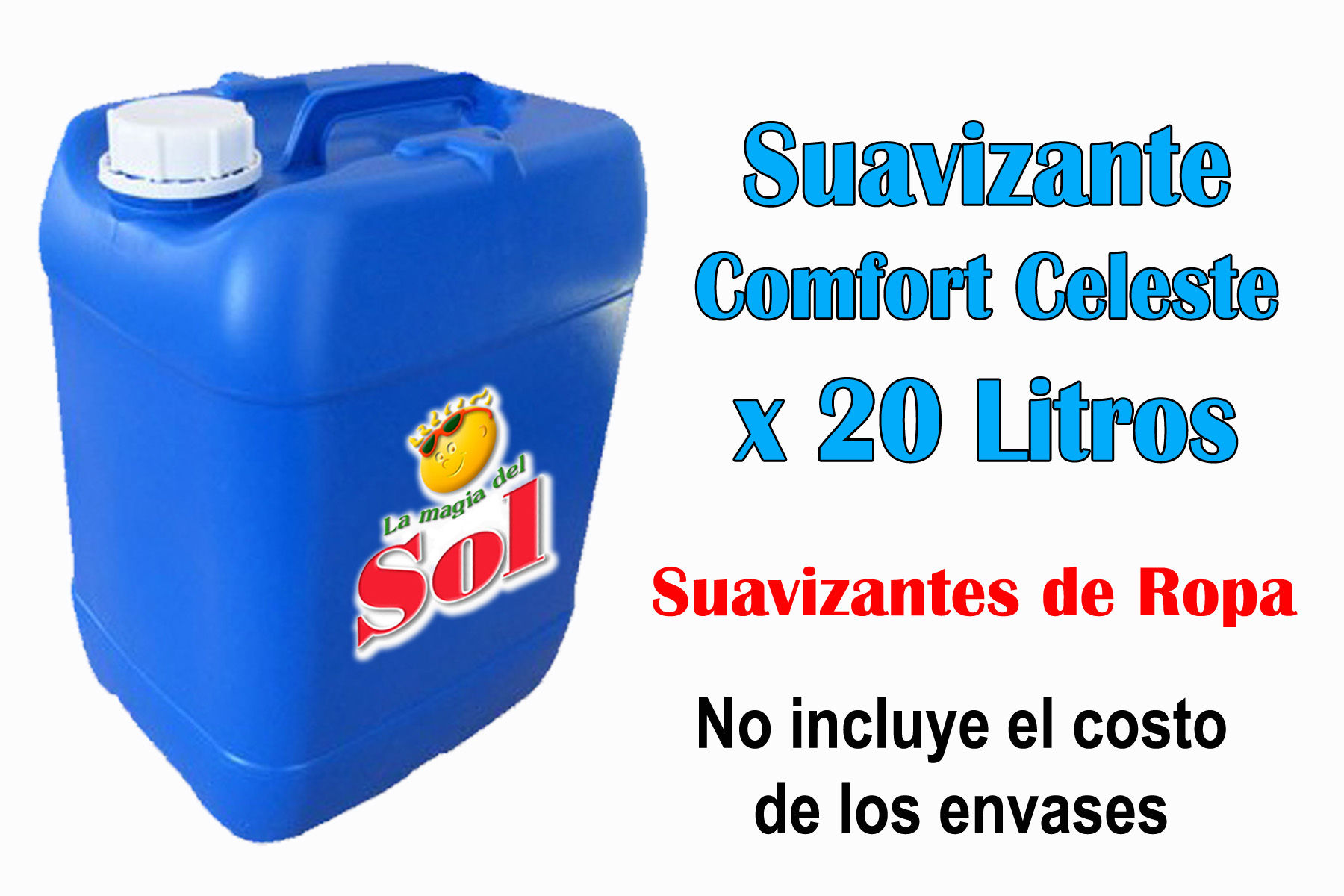 Suavizante Comfort Celeste X 20 Litros