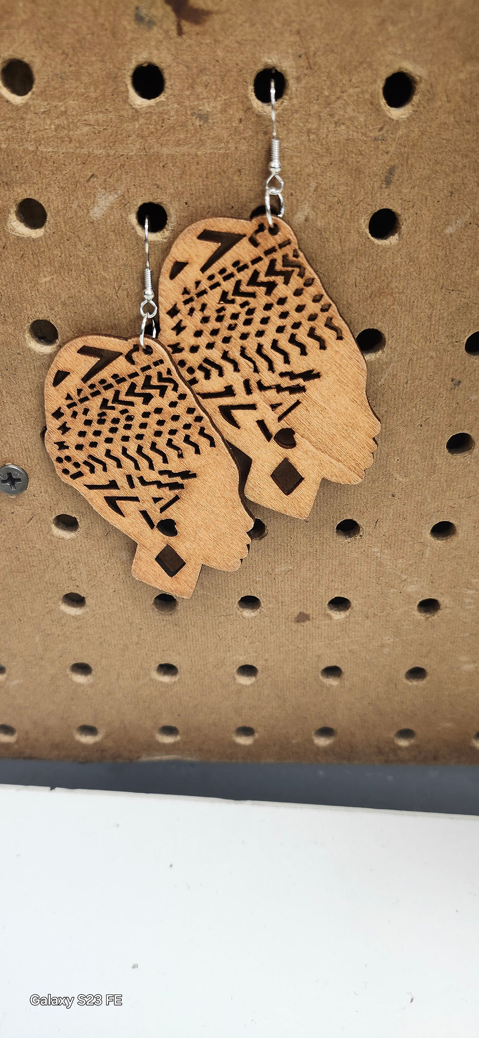 Afro woman 3 earrings 