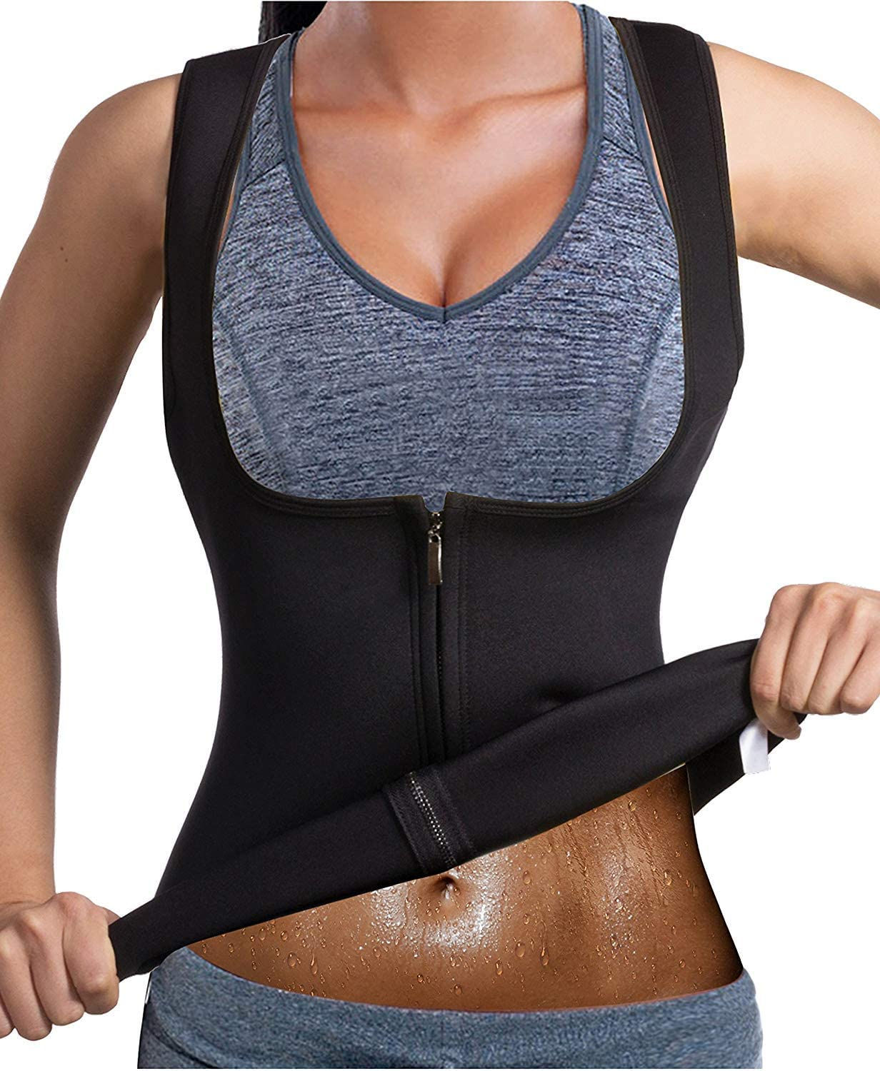 Bingrong Chaleco Neopreno Sauna Mujer Fajas Reductoras Adelgazantes Mujer Compre