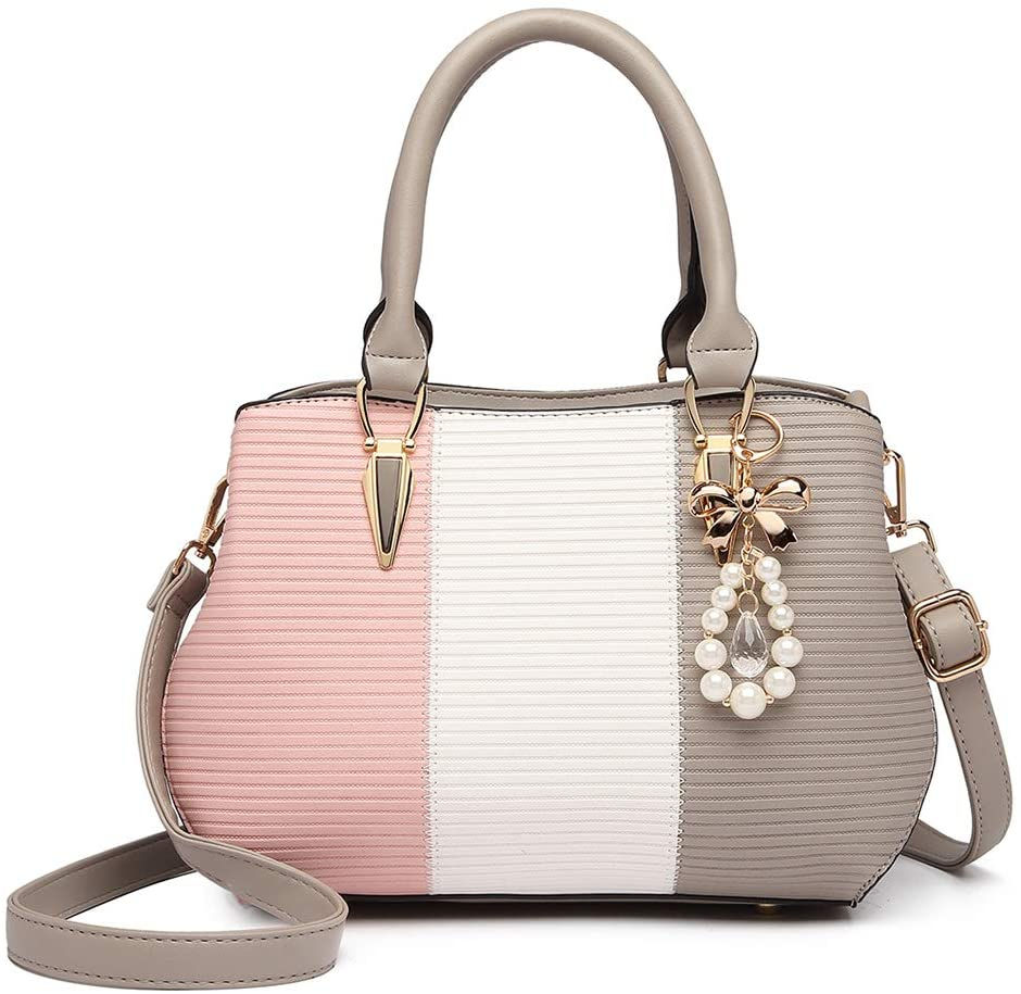 Miss Lulu Bolso de Mano de Mujer Shopper de Hombro Bandolera Fiesta Multicolor E