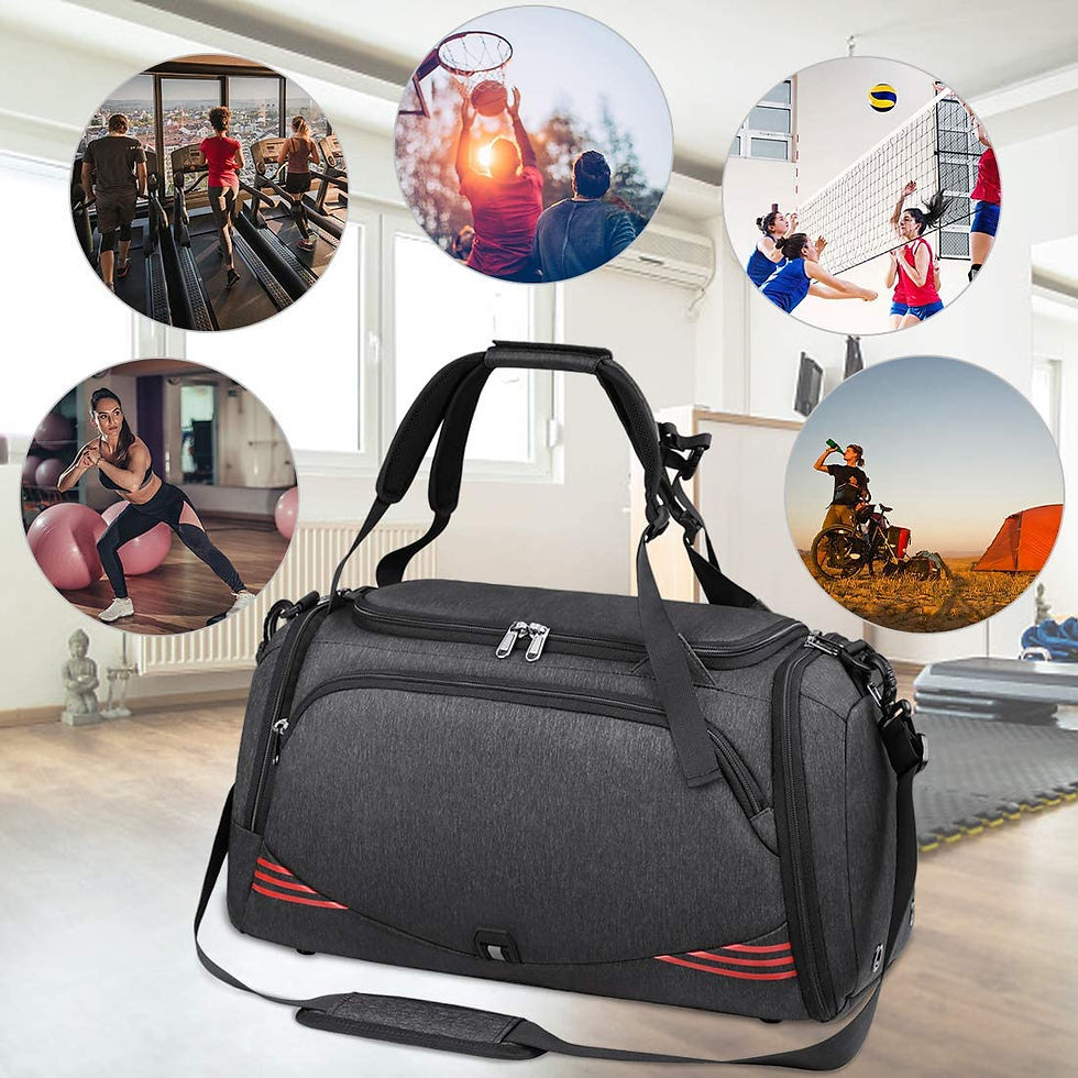 Miniatura: NUBILY Bolsa Deporte Hombre Bolsas Gimnasio, Bolso Fin de Semana Viaje