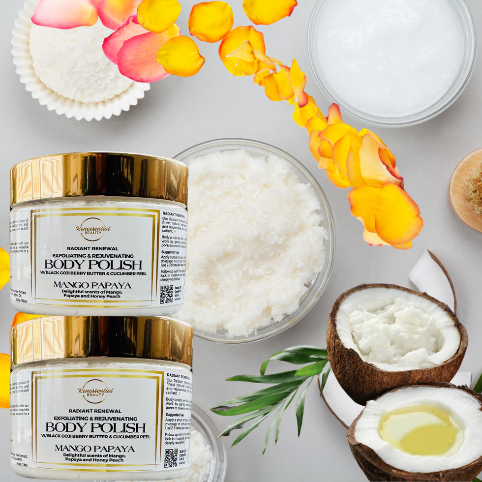 Mango Papaya Body Polish by Kenessential Beauty
