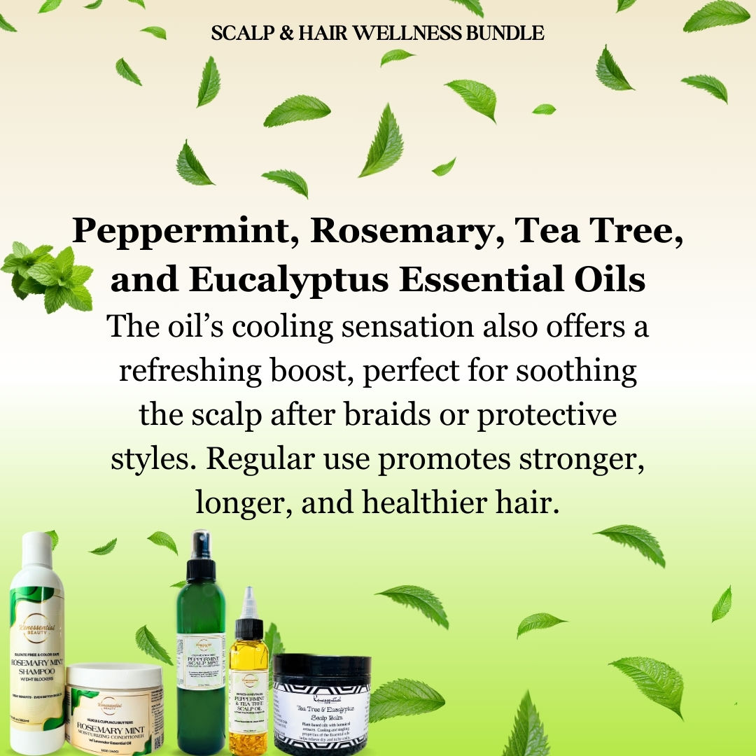 Scalp and Hair Wellness Bundle with Kenessential Beauty