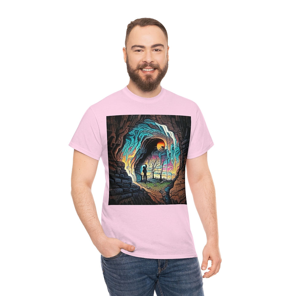 Thumbnail: The Mysterious Forest - Unisex Heavy Cotton Tee