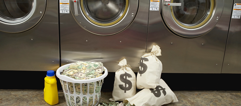 Image for Anti-Money Laundering Compliance and Investigation Essentials course showing AML compliance lock and regulatory transaction flows.