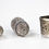 Thumbnail: Anglo Indian Colonial Silver Condiment Set Of Chair Kutch 1910 412 gms