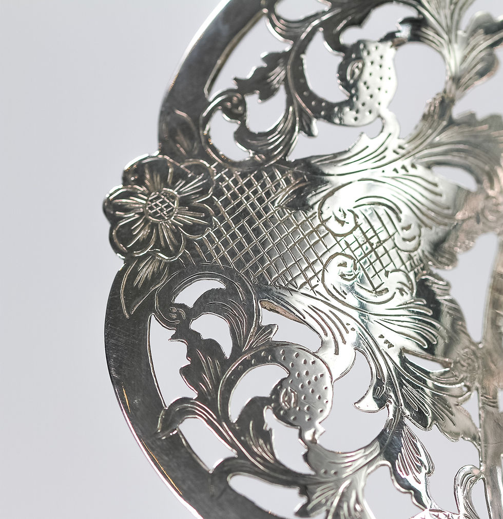 Thumbnail: Silver Jali Fretwork Bowl Superb Quality Sheffield 1895