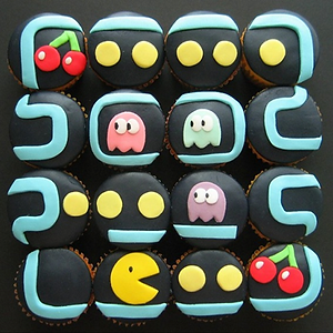 Image of 6 x Game Pacman Cupcakes