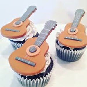 Image of 6 x Guitar Acoustic Toppers