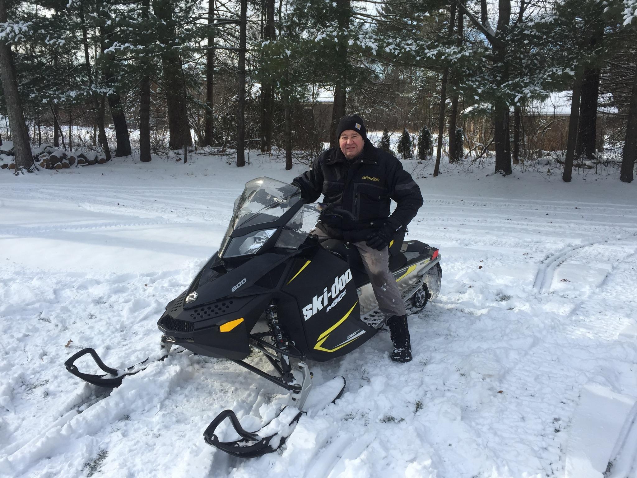 Joe and their new SkiDoo