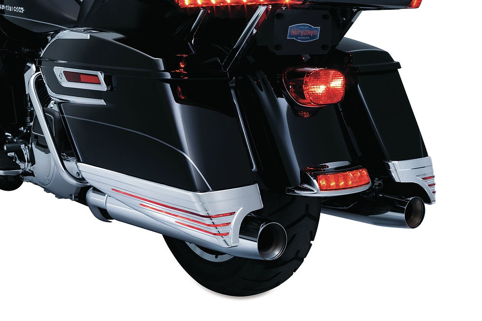 Thumbnail: L.E.D. Saddlebag Extensions For H-D Touring