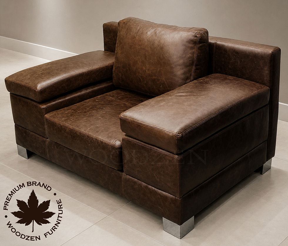 SOFA CUERO NATURAL
