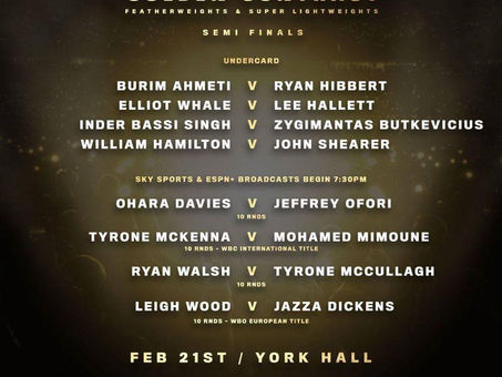 MTK Global's Golden Contract SF Running Order