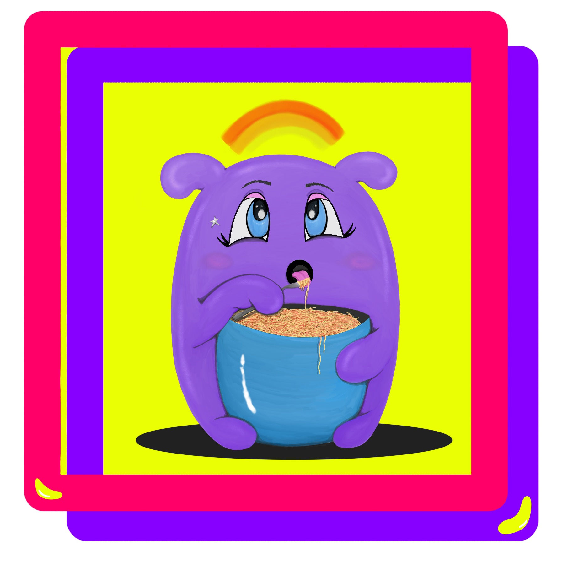 Noods Dood Sticker