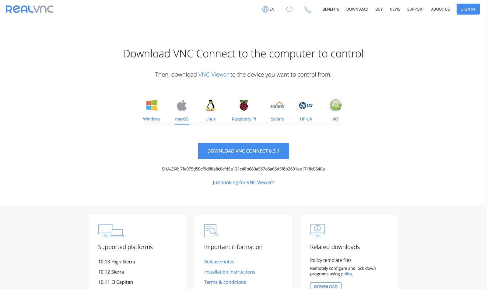 download realvnc viewer for mac