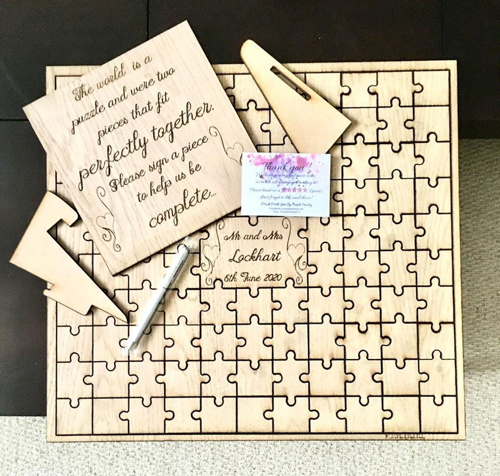 Thumbnail: Personalised Wooden Jigsaw Puzzle