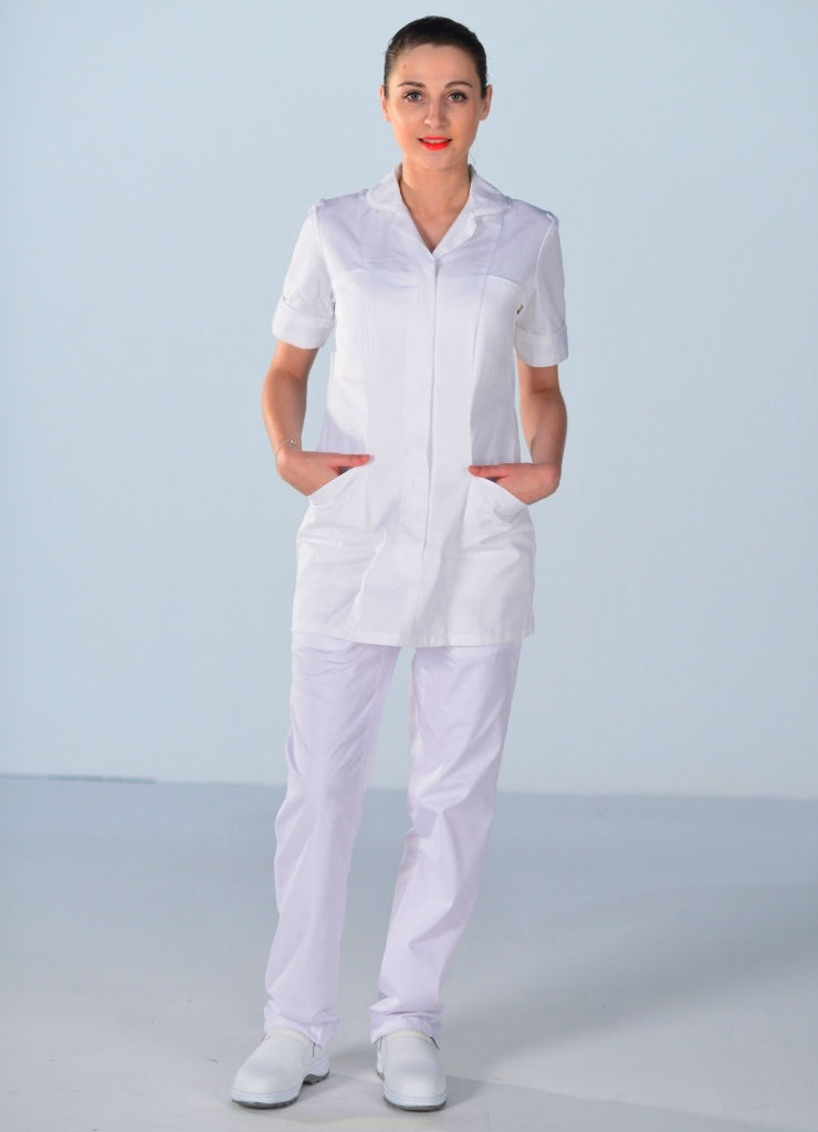 Tunique médicale blanche