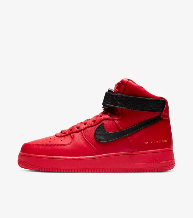 Air Force 1 x Alyx University Red and Black