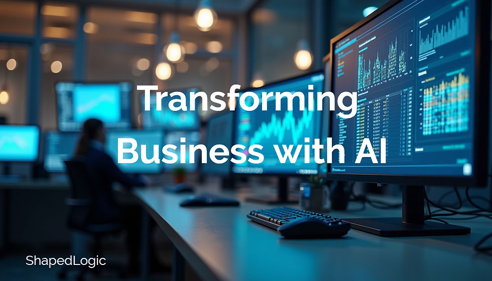 Transforming Business with AI - ShapedLogic