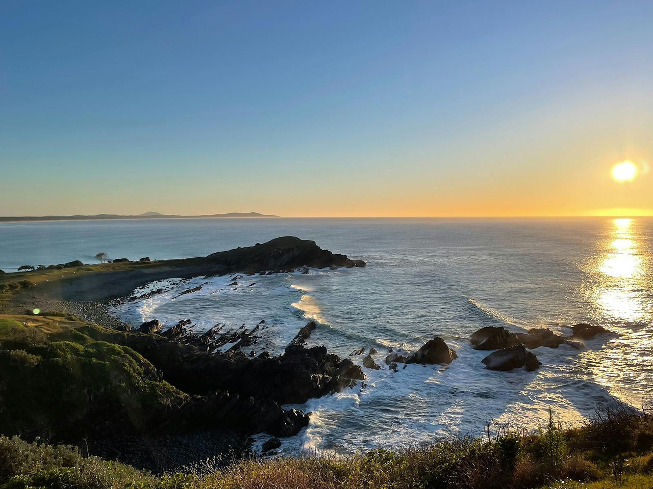 sunset over little nobby