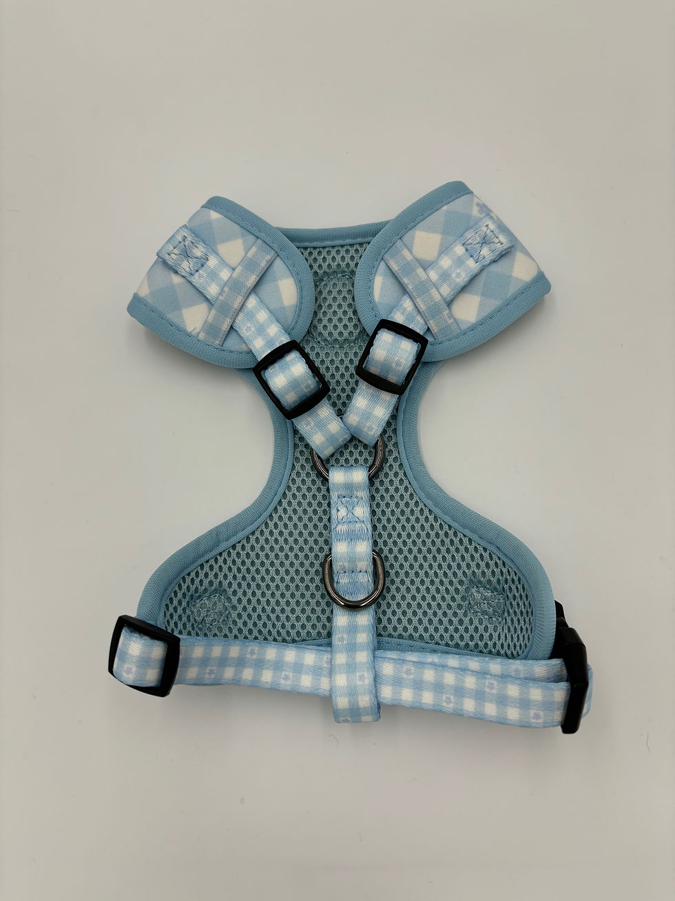 Thumbnail: Blue Gingham Adjustable Harness