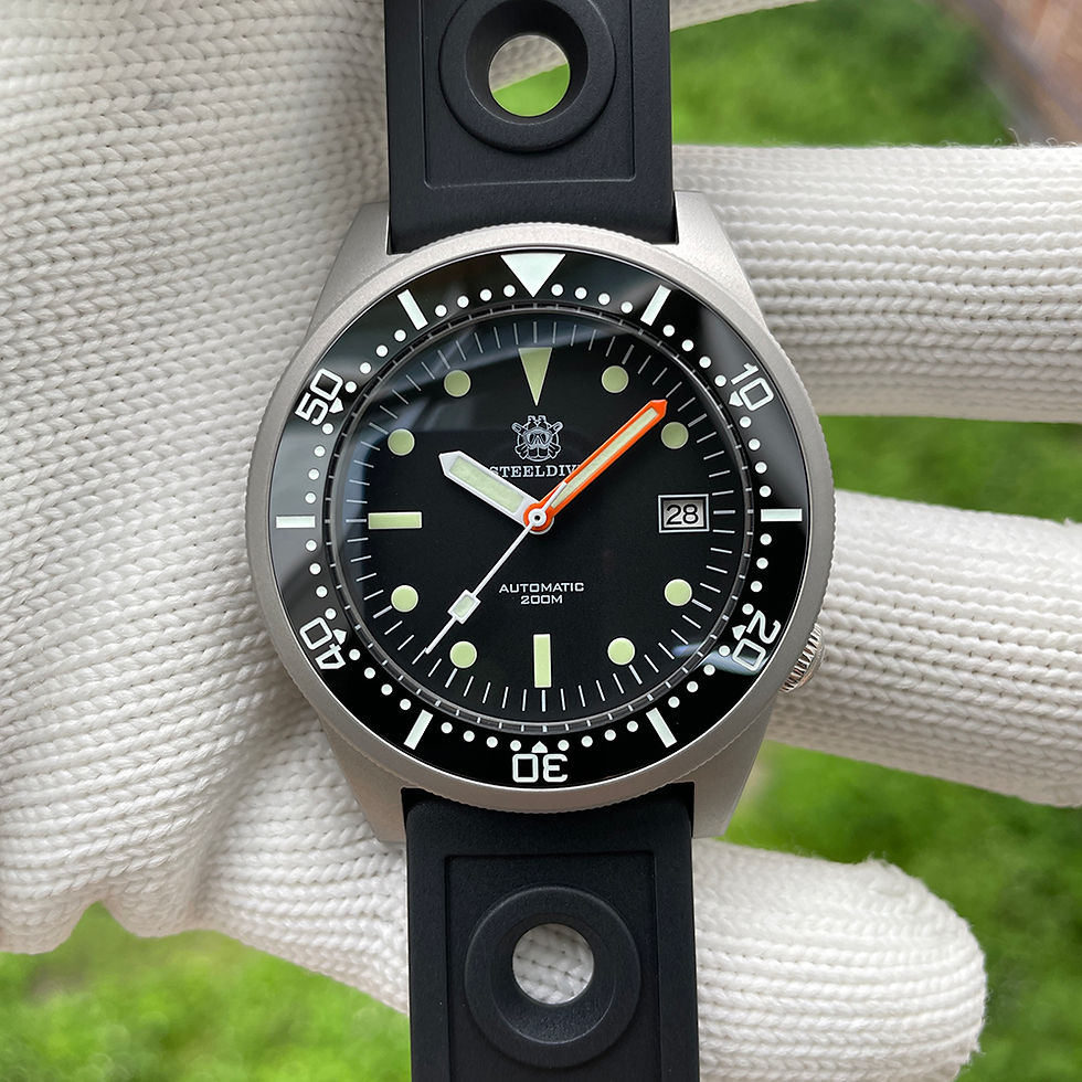 Thumbnail: Steeldive SD1979, 50 Atmos, NH35, AR Sapphire, Lume, 200m Diving, BNIB